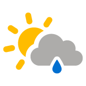 Nubi sparse con pioggia Nubi sparse con pioggia