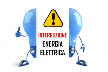Avviso di interruzione di Energia Elettrica